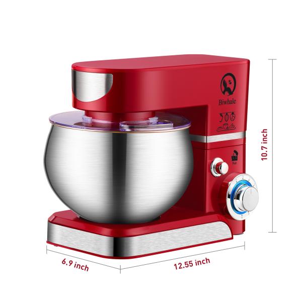 Multifunctional 5L Kitchen Stand Mixer with 6-Speed Setting and Variable Speed Function