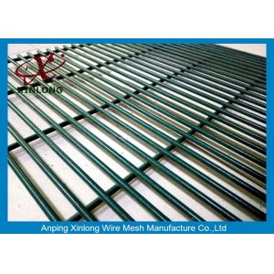 Anti Cutting Power Station Wire Mesh Fence 3000mm High Security Fence Dark Green