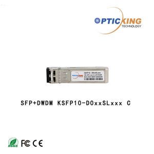 DWDM Duplex LC 10G SFP+ Transceiver SMF 40km Optical Module