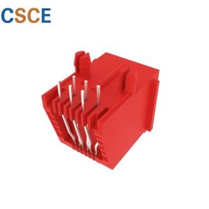 6 Pin 6 Contact RJ11 Modular Jack Single Port With Panel Stop Female Socket