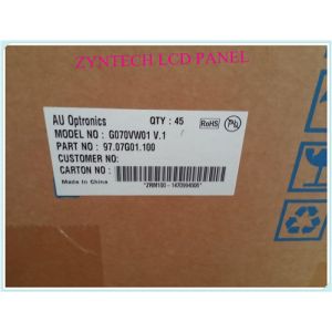 7.0 Inch G070VW01 V1 Small size INDUSTRIAL LCD Panel resolution800 ×480