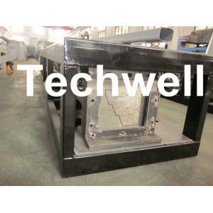 Aluminum 0.5mm Portable Gutter Machine With Urethane Power Drive System