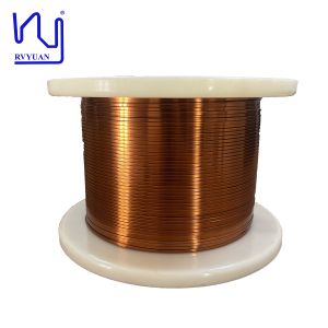 Wholesale Solderable Self Bonding 0.5mmx2.0mm Enameled Flat Copper Wire For Inductor from china suppliers