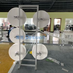 Horizontal 4 Side Seal Nonwoven Medical Mask Making Machine