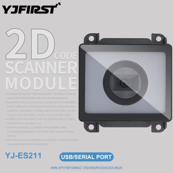 Cost-Effective Embedded Omni Barcode Scanner High Value for 1D/2D/QR Reading