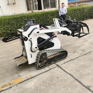 China 0.2ton Tracked Skid Steer Loader Small Track Loader With Hydraulic Oil Radiator on sale