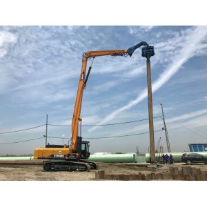 Buy cheap Flexible Control Hydraulic Pile Driver High Efficiency Quick Running Speed from wholesalers