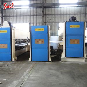 Needle punching nonwoven felt fabric making machine
