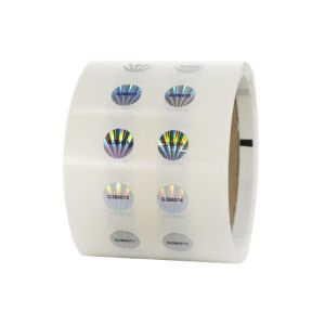 Waterproof 2D 3D Round Roll Hologram Authentic Stickers
