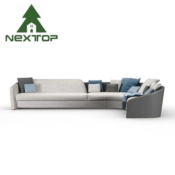 One-Stop Solution fabric Sofa Design Italian Art Design Living Room Corner Set