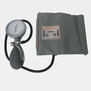 Adult 0 - 300mmHg Palm Type Aneroid Sphygmomanemeter with Luxury Bigger Gauge