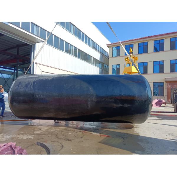 Quality 2.3*6.2m Un-Sinkable Foam Filled Fender With Chain Net & 70kg/M³ Foam Density for sale