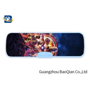 The Avenger Plastic Pencil Case 3D Effect , Lenticular Image Printing High