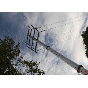 Wholesale 220kv Q345 galvanized electrical power pole for electric line from china suppliers