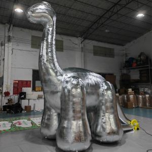 Custom Zoo Event Inflatable Dinosaur Model Giant Long Necked Dinosaur For
