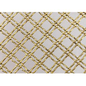 Brass Double Crimped Wire Mesh 5mm 4×8