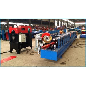 Custom Water Rain Downspout Roll Forming Machine Chain Drive Steel Sheet For