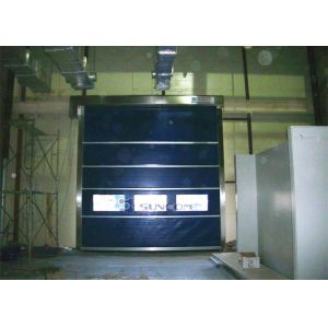 Warehouse Fast Acting PVC Door High Speed Roll Up Door With High frequency Motor