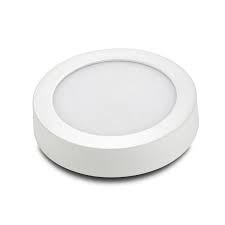 No Punching Round Surface Mounted LED Panel Light 5000K High 120LM/W