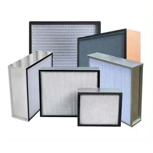Customized Hepa H13 H14 Filter for air Purifier Hvac Panel Filter Folded Hepa