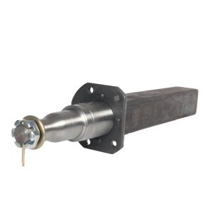 China 5000 Lb Trailer Axle Spindles With Mounting Plate AB00203201 on sale