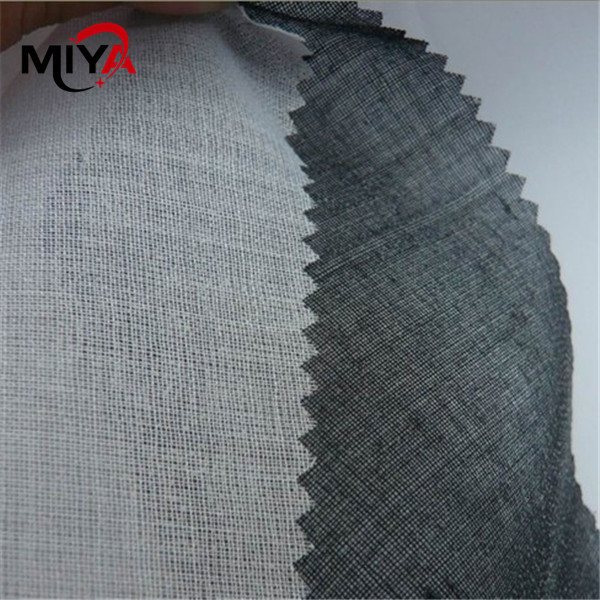 OEKO-TEX Hard 55gsm Shirt Collar Fusing Interlining