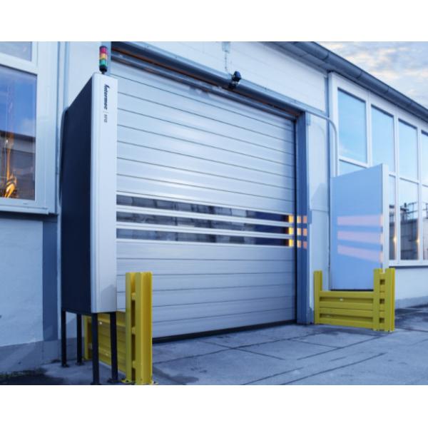 Wind Resistance Aluminum Rigid Smooth Operations with High Speed Spiral Door -
