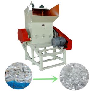 800kg/h Plastic Crusher Machine for PET Scrap and Waste Film Recycling Easy