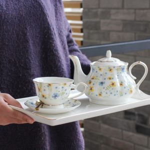 Serve Your Guests In Style With This Turkish Tea Set Includes Ceramic Cups And