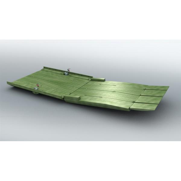 Load Capacity Axle Load 13t Military Pontoon Bridge Pontoon Equipment