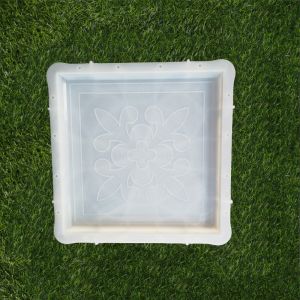 Precast Concrete Stepping Stone Molds , Interlock Paving Slab Mould For Tile