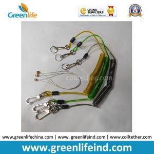 Fall Protection Coiled Tool Lanyards Stop Tools Falling From Height