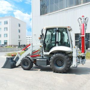 New Construction Equipment Mini 4x4 Wheel Loader Articulated Backhoe Loader