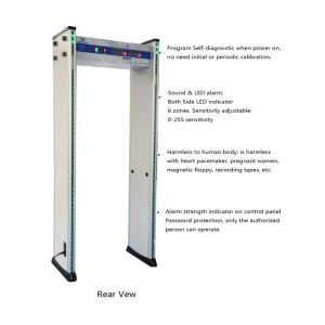 Adjustable Sensitivity Walk Through Gate Metal Detector Infrared Scanner 4KHZ