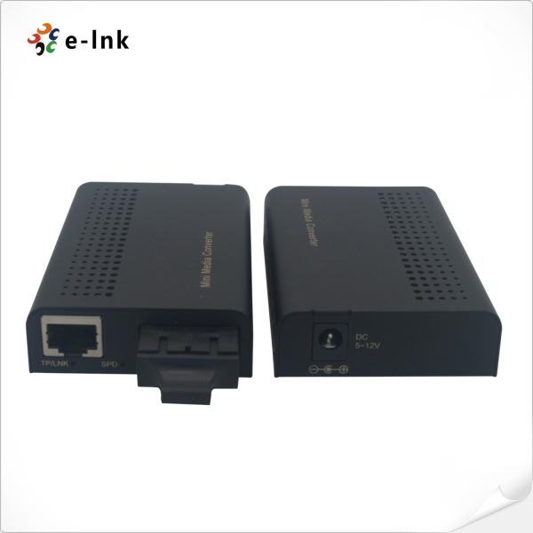 Quality Mini 10/100Base-TX to 100Base-FX Fiber Media Converter for sale