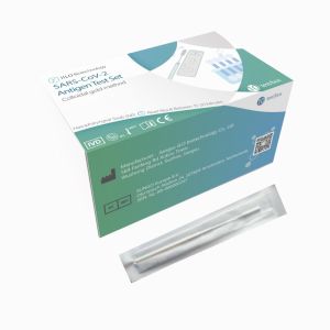 China Plastic SARS-CoV-2 Nasopharyngeal Swab Rapid Test 10 Test/Box on sale
