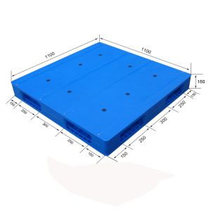 heavy duty large stackable double sides HDPE plastic pallet for sale