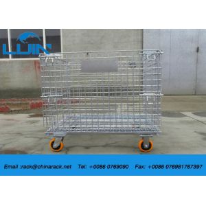 Workshop Metal Shelf Wire Mesh Storage Cages Easy To Inventory