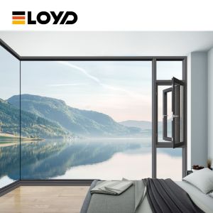 Triple-Glazed Aluminum Casement Window for Maximum Insulation