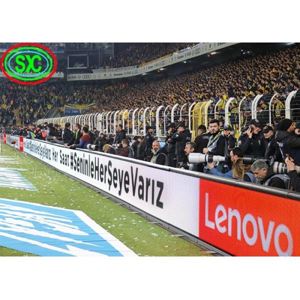 High Brightness ≥6500cd/m2 and IP65 Grade Stadium LED Display with 60Hz Frame