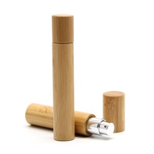 5ml 10ml Bamboo Bottles With Aluminum Spray For Perfume Essential Oil