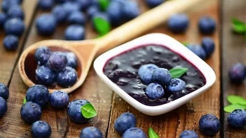 Quality Spreadable Fruit Blueberry Jam For Milk Tea Paste For Baking for sale