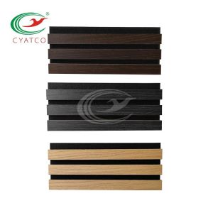 Formaldehyde Free Linear Wood Wall Panels In Commercial Architecture
