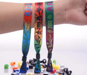 Wholesale Professional Event Wrist Bands , Adjustable Fabric Wrist Band For Kids from china suppliers