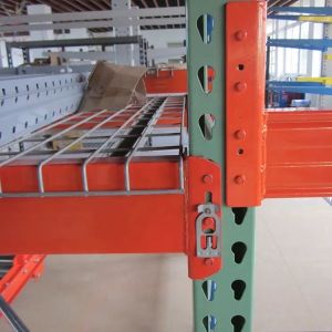 Wholesale American Teardrop Pallet Rack Beams Green And Orange Heavy Duty Warehouse Racking from china suppliers