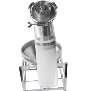 Custom-designed inclined stainless steel screw conveyor, automatic feeding