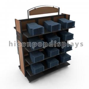 Wholesale Movable Retail Clothing Racks With Casters For Jeans And Shirts from china suppliers