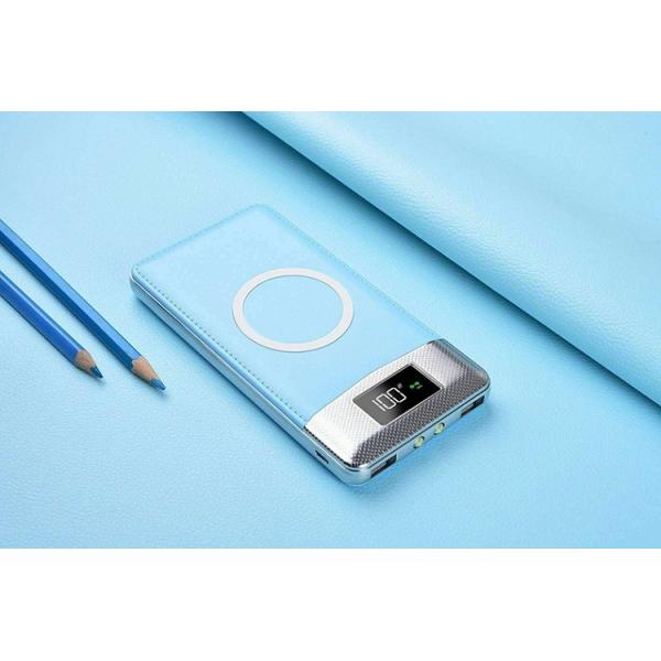 Portable QI Wireless Charging Power Bank , Mobile Phone Charging Power Bank
