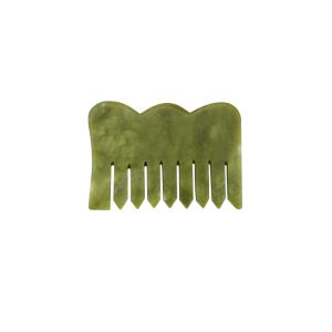 Darken Green Jade Massaging Comb Scraping Gua Sha