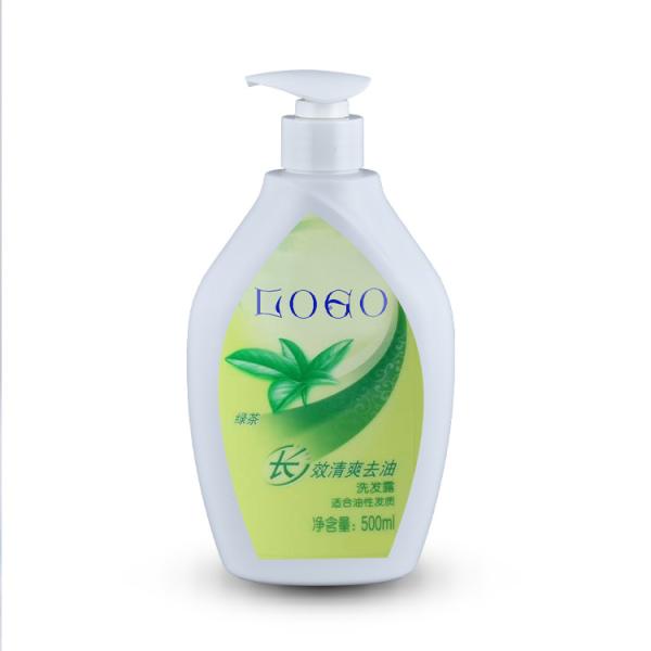 500ml Empty HDPE Shampoo Pump Bottle Flat Sunscreen Body Lotion Pump Bottles